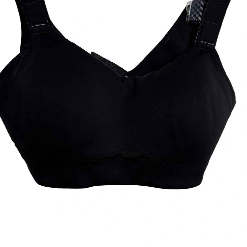 Lululemon Black Full Support Convertible Sports Bra Women Size D32 BLEMISH